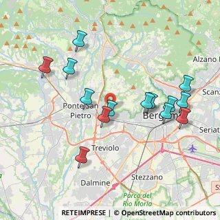 Mappa Via Garibaldi, 24030 Mozzo BG, Italia (3.98286)