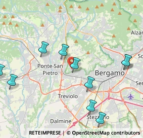 Mappa Via Garibaldi, 24030 Mozzo BG, Italia (5.5075)