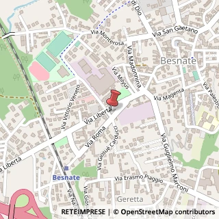 Mappa Via Libertà, 9A, 21010 Cassano Magnago, Varese (Lombardia)