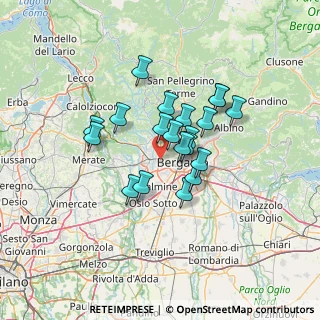 Mappa Via Amilcare Ponchielli, 24030 Mozzo BG, Italia (10.004)
