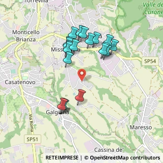 Mappa Via Cesare Cantù, 23873 Missaglia LC, Italia (0.8775)