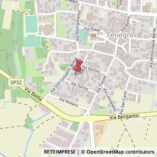 Mappa Via Torino, 12, 22070 Fenegrò, Como (Lombardia)
