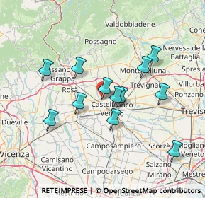 Mappa Via Muson, 31030 Castello di Godego TV, Italia (12.74083)