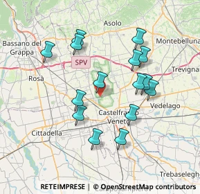 Mappa Via Muson, 31030 Castello di Godego TV, Italia (6.81)