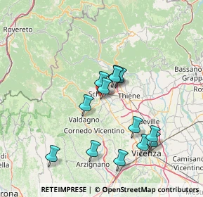 Mappa Via Don F. Regretti, 36015 Schio VI, Italia (13.32923)