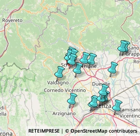 Mappa Via Don F. Regretti, 36015 Schio VI, Italia (13.649)