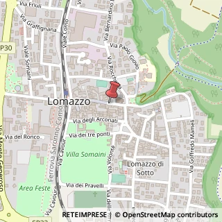 Mappa Via della Pace, 14, 22074 Lomazzo, Como (Lombardia)