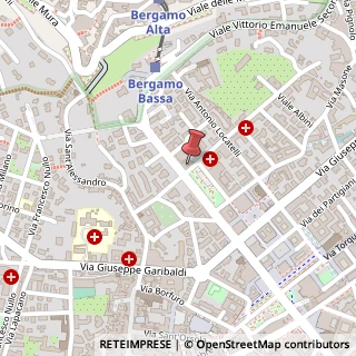 Mappa Via Brigata Lupi, 2, 24122 Bergamo, Bergamo (Lombardia)