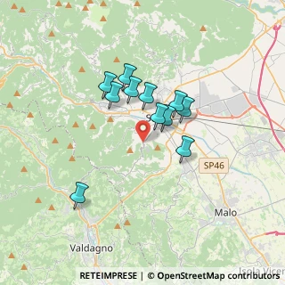 Mappa Via Palazzina, 36015 Schio VI, Italia (2.66364)