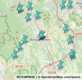 Mappa Via V. Tornielli, 28019 Borgomanero NO, Italia (4.805)
