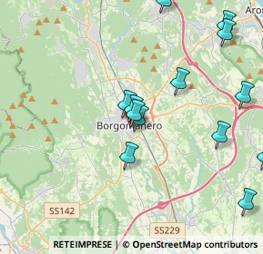 Mappa Via V. Tornielli, 28019 Borgomanero NO, Italia (4.60786)