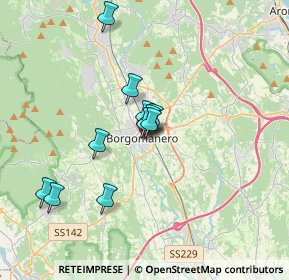 Mappa Via V. Tornielli, 28019 Borgomanero NO, Italia (2.73636)