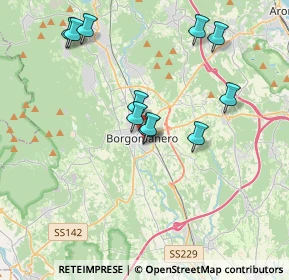Mappa Via V. Tornielli, 28019 Borgomanero NO, Italia (3.61636)