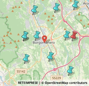 Mappa Via V. Tornielli, 28019 Borgomanero NO, Italia (4.66273)