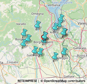 Mappa 28041 Borgomanero NO, Italia (11.35375)