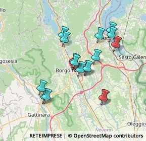 Mappa Via V. Tornielli, 28019 Borgomanero NO, Italia (6.37471)