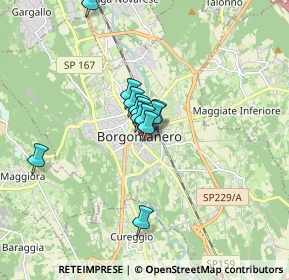 Mappa Via V. Tornielli, 28019 Borgomanero NO, Italia (1.88688)