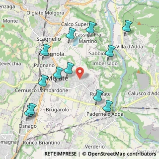 Mappa Largo San Leopoldo Mandic, 23900 Merate LC, Italia (2.255)