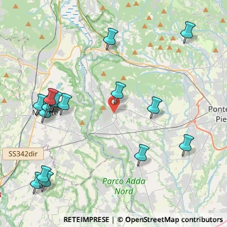 Mappa Via XXV Aprile, 24030 Carvico BG, Italia (5.30765)