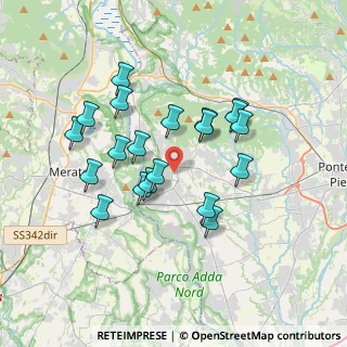 Mappa Via XXV Aprile, 24030 Carvico BG, Italia (3.2245)