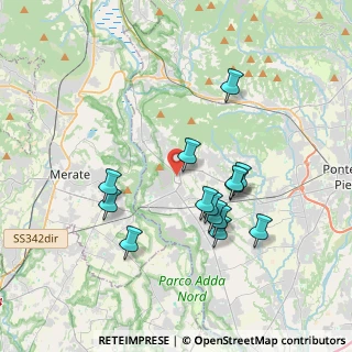 Mappa Via XXV Aprile, 24030 Carvico BG, Italia (3.38929)