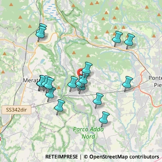 Mappa Via XXV Aprile, 24030 Carvico BG, Italia (3.76833)