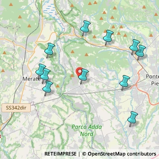 Mappa Via XXV Aprile, 24030 Carvico BG, Italia (4.67182)