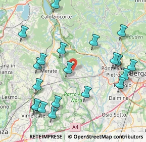 Mappa Via XXV Aprile, 24030 Carvico BG, Italia (9.478)