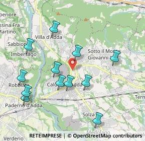 Mappa Via XXV Aprile, 24030 Carvico BG, Italia (2.055)