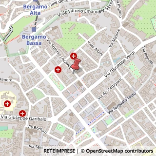 Mappa Via Antonio Locatelli, N.20/A, 24121 Bergamo, Bergamo (Lombardia)