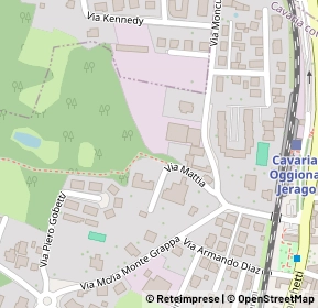 Mappa Via Mattia, 21044 Cavaria con Premezzo VA, Italia (0.17308)