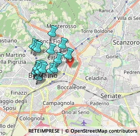 Mappa 24025 Bergamo BG, Italia (1.65842)