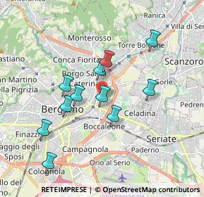 Mappa 24025 Bergamo BG, Italia (1.64091)