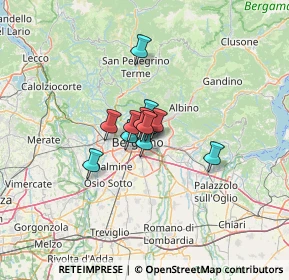 Mappa 24025 Bergamo BG, Italia (6.05667)