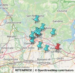 Mappa 24025 Bergamo BG, Italia (8.33)