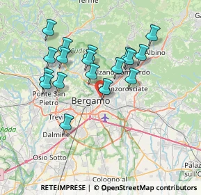 Mappa 24025 Bergamo BG, Italia (6.67722)