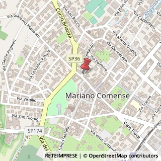 Mappa Piazza Roma, 94, 22066 Mariano Comense, Como (Lombardia)