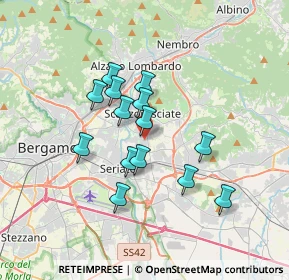 Mappa Piazza Elena, 24066 Pedrengo BG, Italia (2.76643)