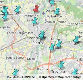 Mappa Via dei Mille, 24036 Ponte San Pietro BG, Italia (2.78824)