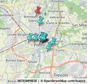 Mappa Via dei Mille, 24036 Ponte San Pietro BG, Italia (0.71538)
