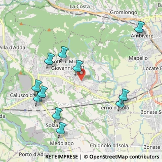 Mappa Via dei Gelsi, 24039 Sotto il Monte Giovanni XXIII BG, Italia (2.38182)
