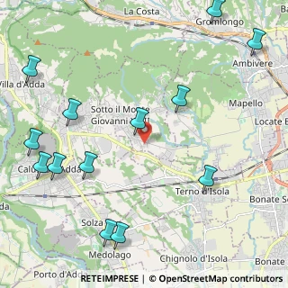 Mappa Via dei Gelsi, 24039 Sotto il Monte Giovanni XXIII BG, Italia (2.82769)