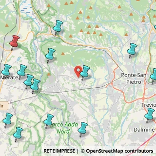 Mappa Via dei Gelsi, 24039 Sotto il Monte Giovanni XXIII BG, Italia (6.80063)