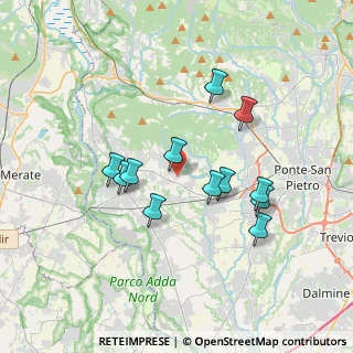 Mappa Via dei Gelsi, 24039 Sotto il Monte Giovanni XXIII BG, Italia (3.16167)