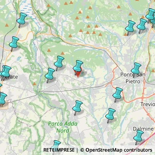 Mappa Via dei Gelsi, 24039 Sotto il Monte Giovanni XXIII BG, Italia (7.084)