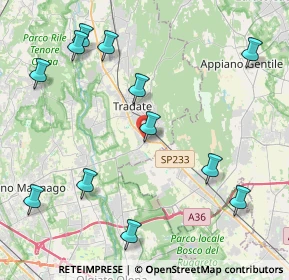 Mappa Via della Fornace Cortellezzi, 21049 Tradate VA, Italia (4.97917)