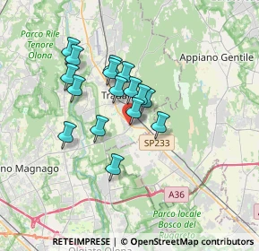 Mappa Via della Fornace Cortellezzi, 21049 Tradate VA, Italia (2.63313)