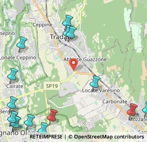 Mappa Via della Fornace Cortellezzi, 21049 Tradate VA, Italia (3.34067)