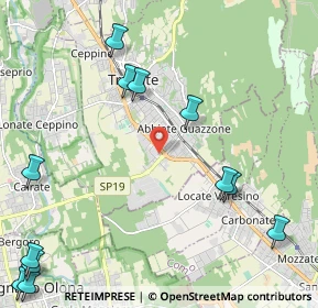 Mappa Via della Fornace Cortellezzi, 21049 Tradate VA, Italia (2.99917)