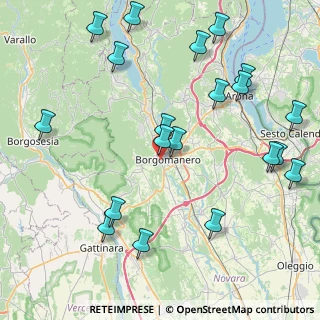 Mappa Via degli Ulivi, 28021 Borgomanero NO, Italia (10.0595)
